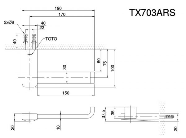 Bản-vẽ-kĩ-thuật-Lô-giấy-TOTO-TX703ARS