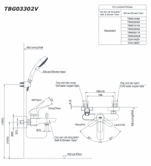 Bản-vẽ-kĩ-thuật-Vòi-sen-tắm-TOTO-TBG03302V-nóng-lạnh