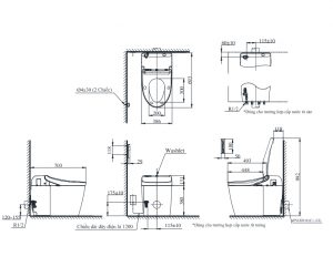 ban ve ky thuat ban cau dien tu toto neorest dh cs988pvt tcf9575zquot