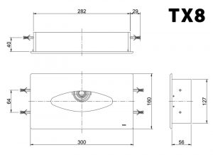 Bản vẽ kỹ thuật Hộp đựng giấy TOTO TX8