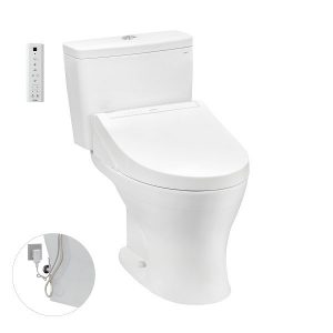 Bồn cầu 1 khối TOTO CS735DW14 nắp rửa điện tử TCF24410AAA
