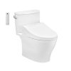 Bồn cầu 1 khối TOTO CS767CRW15 nắp rửa điện tử TCF24460AAA