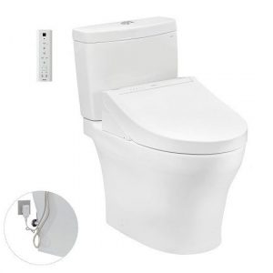 Bồn cầu 1 khối TOTO CS769DRW14 nắp rửa điện tử TCF24410AAA