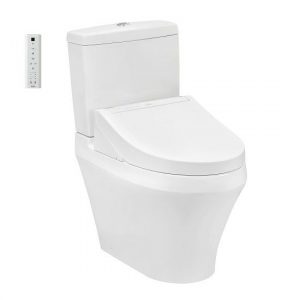 Bồn cầu 1 khối TOTO CS948CDW15 nắp rửa điện tử TCF24460AAA