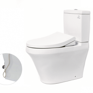 Bồn cầu 1 khối TOTO CS948DE4 nắp rửa cơ TCW1211A