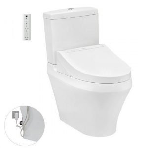 Bồn cầu 1 khối TOTO CS948DW14 nắp rửa điện tử TCF24410AAA