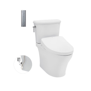 Bồn cầu 1 khối TOTO CS986GW11 nắp rửa điện tử TCF4911Z