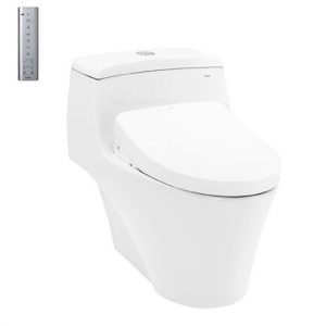 Bồn cầu 1 khối TOTO CW823RAW11 nắp rửa điện tử TCF4911Z