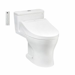 Bồn cầu 1 khối TOTO MS855CDW15 nắp rửa điện tử TCF24460AAA