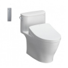 Bồn cầu 1 khối TOTO MS887CRW12 nắp rửa điện tử TCF4911EZ