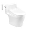 Bồn cầu 1 khối TOTO MS887CRW15 nắp rửa điện tử TCF24460AAA