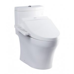 Bồn cầu 1 khối TOTO MS889DRW7 nắp rửa điện tử TCF6631A