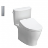 Bồn cầu 2 khối TOTO CS767CRW12 nắp rửa điện tử TCF4911EZ