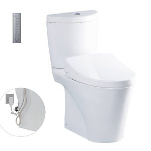 Bồn cầu 2 khối TOTO CS819DSW11 nắp rửa điện tử TCF4911Z