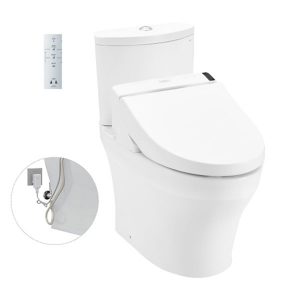 Bồn-cầu-2-khối-TOTO-CS838DW6-nắp-rửa-điện-tử-TCF6531Z