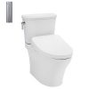 Bồn cầu 2 khối TOTO CS986CGW12 nắp rửa điện tử TCF4911EZ