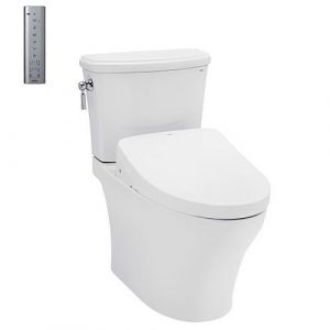 Bồn cầu 2 khối TOTO CS986CGW12 nắp rửa điện tử TCF4911EZ