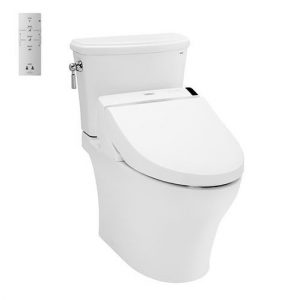 Bồn cầu 2 khối TOTO CS986GW6 nắp rửa điện tử TCF6531Z