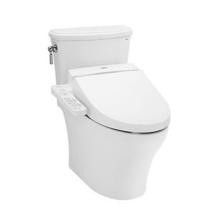 Bồn cầu 2 khối TOTO CS986GW7 nắp rửa điện tử TCF6631A