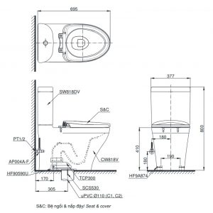 bon-cau-dien-tu-toto-cs818dw6-nap-rua-washlet