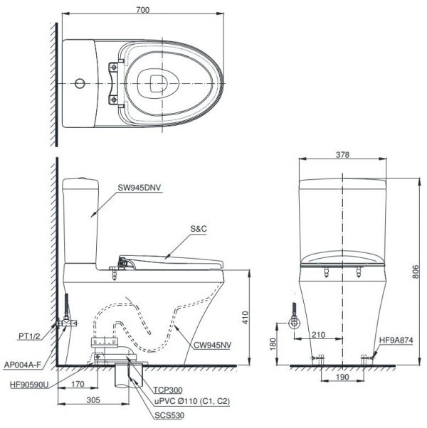 bon-cau-dien-tu-toto-cs945dnw6-nap-rua-washlet