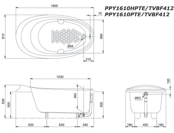 Bồn-tắm-TOTO-PPY1610PTE#P-PPY1610PTE#S-PPY1610HPTE#P-PPY1610HPTE#S-xây-ngọc-trai-1.6M