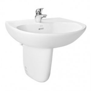 Chậu rửa mặt lavabo TOTO LHT239CR chân lửng treo tường