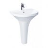 Chậu rửa mặt lavabo TOTO LPT947CS chân dài treo tường