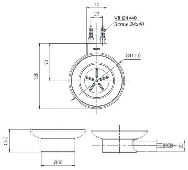 Giá Đựng Xà Bông TOTO YAS201V 2