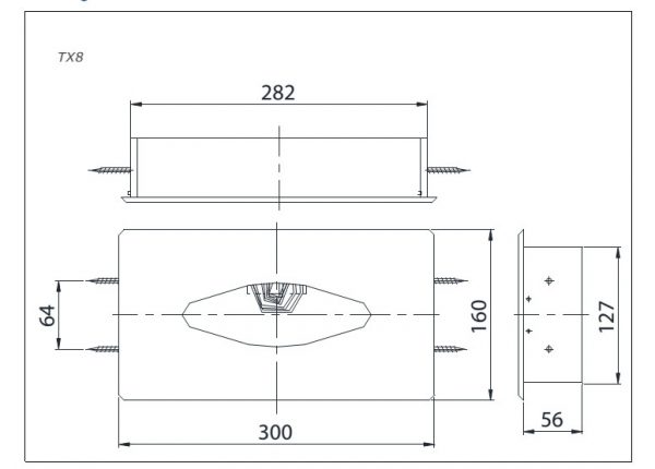 HỘP ĐỰNG GIẤY LAU TAY TOTO TX8 2