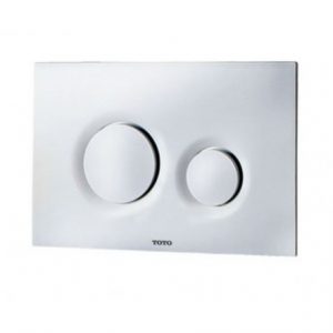Nắp đậy nút nhấn xả bồn cầu TOTO MB174P#SS màu bạc mờ