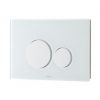 Nắp đậy nút nhấn xả bồn cầu TOTO MB176G#WH kính trắng