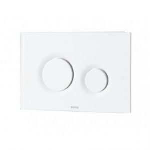Nắp đậy nút nhấn xả bồn cầu TOTO MB174P#WH màu trắng mờ