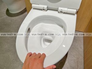 TOTO MS889CDRW17#XW - Bồn cầu thông minh nắp rửa điện tử TCF23460AAA 6 anh thuc te bon cau 1 khoi toto ms889dt8 ms889drt8 nap em tc600vs 7