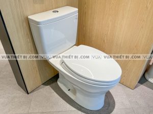 TOTO CS735DT10#XW - Bồn cầu 2 khối nắp êm TC395VS 3 anh thuc te bon cau 2 khoi toto cs735dt2 nap em tc393vs 1