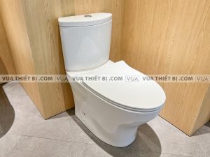 TOTO CS838DT10#XW - Bồn cầu 2 khối nắp êm TC395VS 3 anh thuc te bon cau 2 khoi toto cs838dt8 nap em tc600vs 3