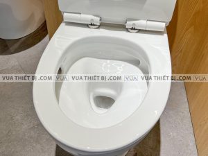 TOTO CS838DT10#XW - Bồn cầu 2 khối nắp êm TC395VS 5 anh thuc te bon cau 2 khoi toto cs838dt8 nap em tc600vs 8