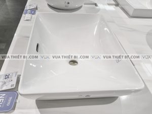 TOTO LT1735 - Chậu lavabo đặt bàn 5 anh thuc te chau rua mat lavabo toto lt1735xw dat ban 4