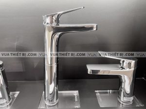 TOTO TTLR302FV-1R - Vòi lavabo cổ cao nóng lạnh Rei-S 3 anh thuc te voi chau lavabo toto ttlr302fv 1 co cao nong lanh rei s 2