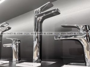 TOTO TTLR302FV-1R - Vòi lavabo cổ cao nóng lạnh Rei-S 6 anh thuc te voi chau lavabo toto ttlr302fv 1 co cao nong lanh rei s 5