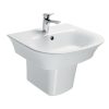 TOTO LW196K LW196HFK TX801LN - chậu lavabo treo tường chân lửng 6 chau lavabo treo tuong TOTO LW196K LW196HFK TX801LN chan lung 1