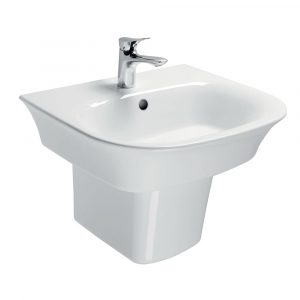 TOTO LW196K LW196HFK TX801LN - chậu lavabo treo tường chân lửng