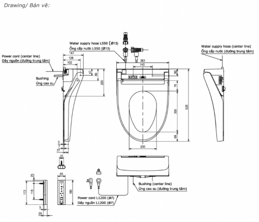 nap bon cau toto tcf24410aaa w14 rua dien tu washlet c5 510x438
